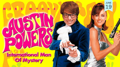Austin Powers at DRIVE-IN at EDMOND TOWN HALL - Event poster
