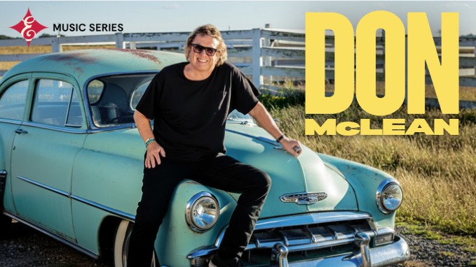 Don McLean at Edmond Town Hall - Event poster