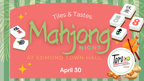 Mahjong Night at Alexandria Room - Event poster