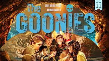 The Goonies at DRIVE-IN at EDMOND TOWN HALL - Event poster